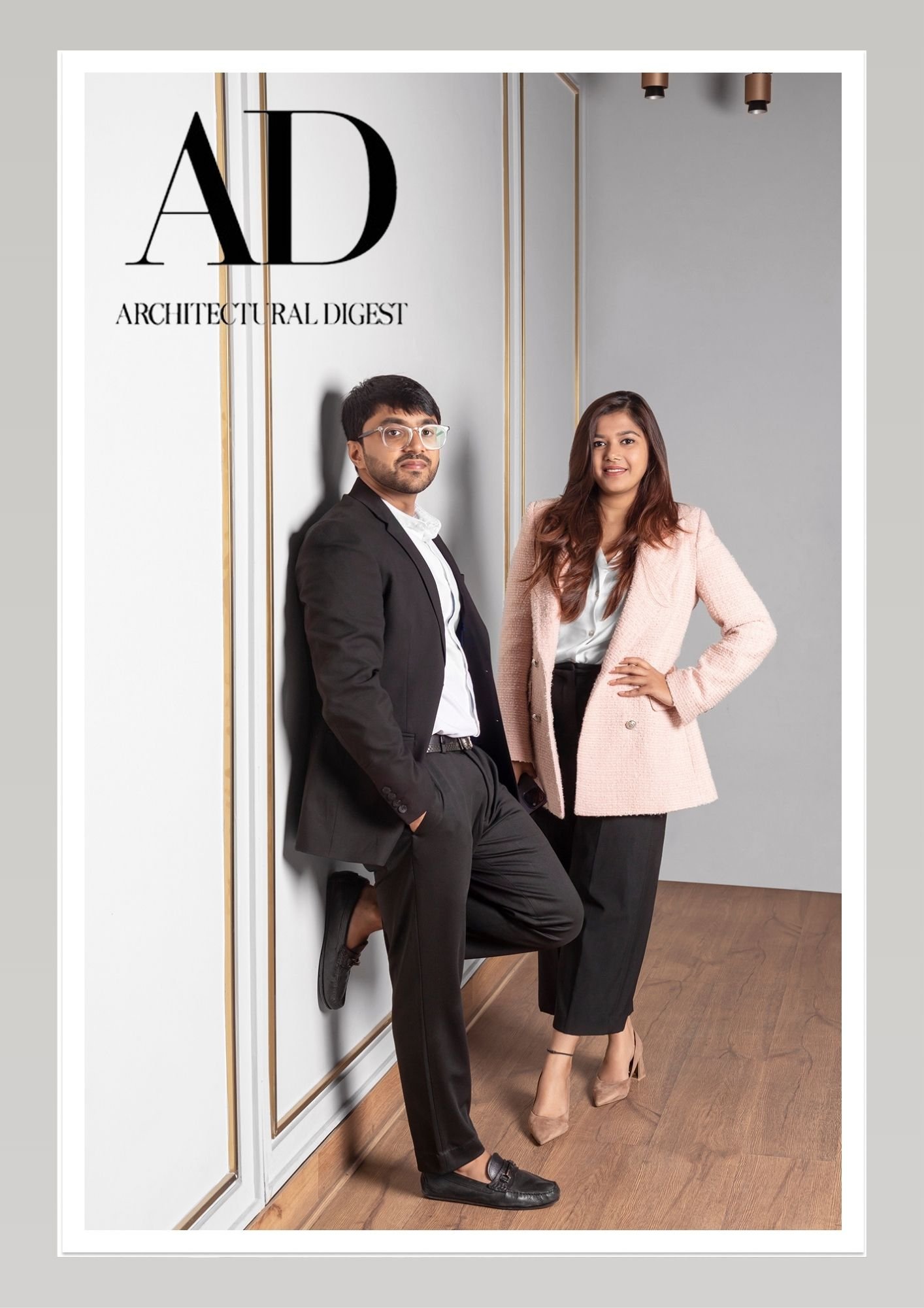 Architectural Digest India feature with Sculpt Design Studio founders