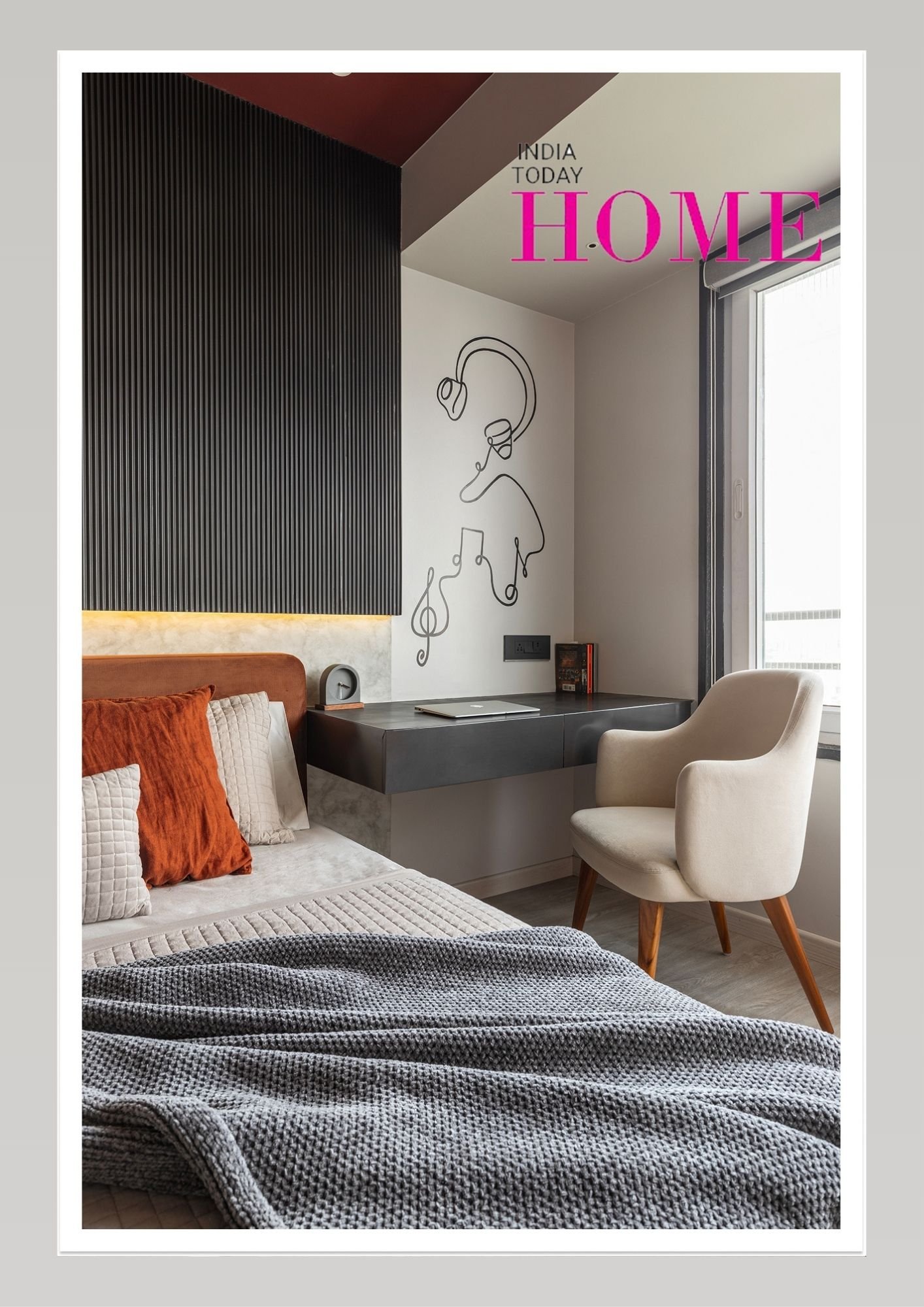 India Today Home magazine featuring a Sculpt Design Studio bedroom